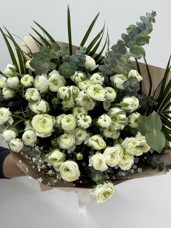 50 Beyaz Erengül Buketi